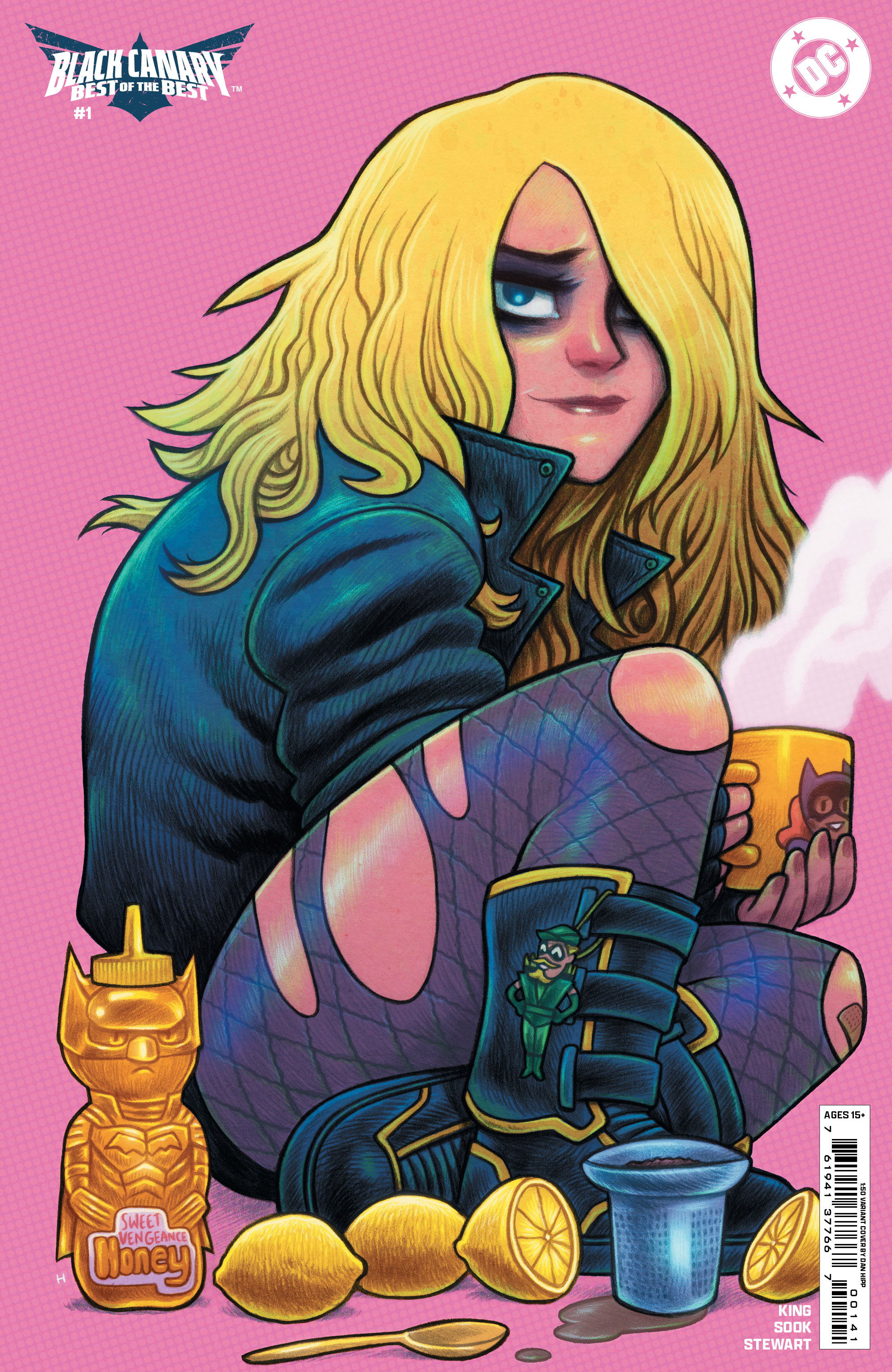 Black Canary Best of the Best #1 Cover E 1 for 50 Incentive Dan Hipp Card Stock Variant (Of 6)