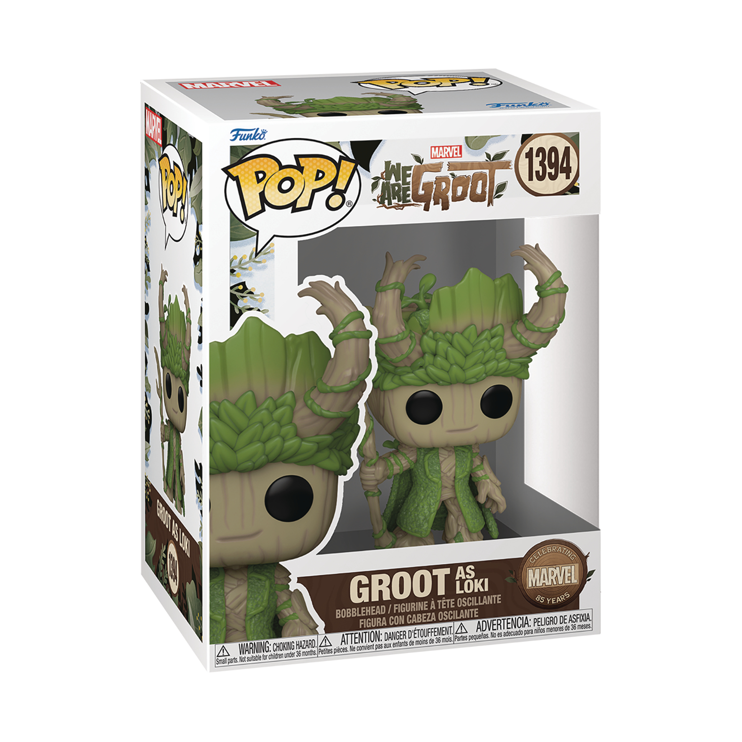 Pop Marvel We Are Groot Loki Vinyl Figureure