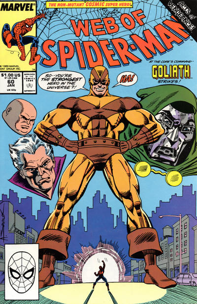 Web of Spider-Man #60 [Direct](1985)-Near Mint (9.2 - 9.8)