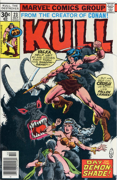 Kull, The Destroyer #23 [30¢] - Vf/Nm 9.0