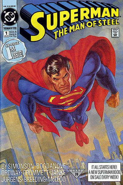 Superman: The Man of Steel #1 [Direct]-Very Good (3.5 – 5)