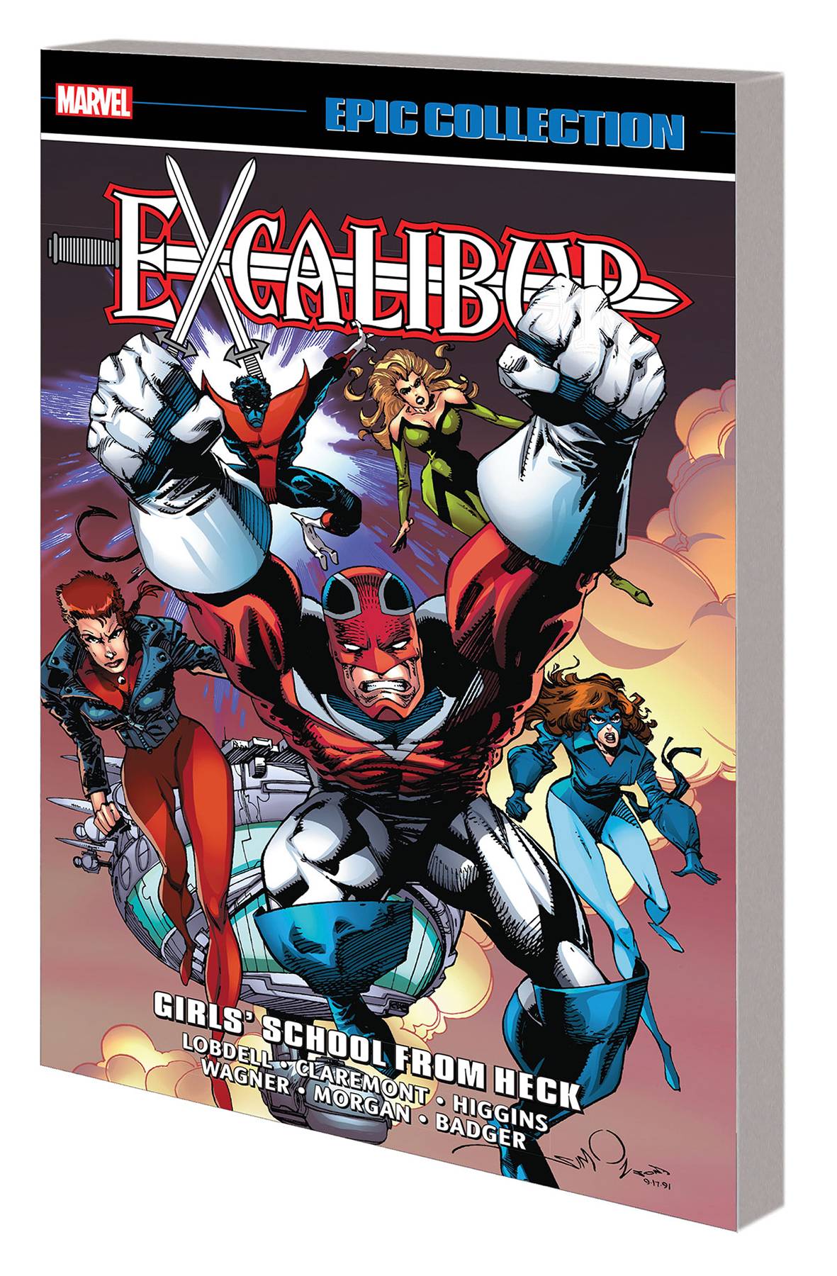 Excalibur Epic Collection Graphic Novel Volume 3 Girls School Heck