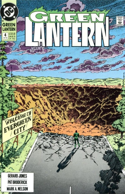 Green Lantern #4 (1990) [Direct]-Fine (5.5 – 7)