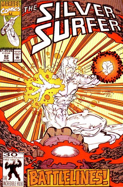 Silver Surfer #62 [Direct]-Fine (5.5 – 7)