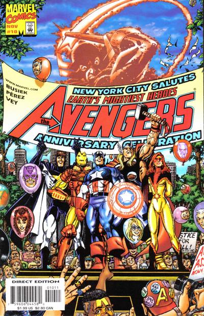 Avengers #10 [Direct Edition] - Vg+ 4.5