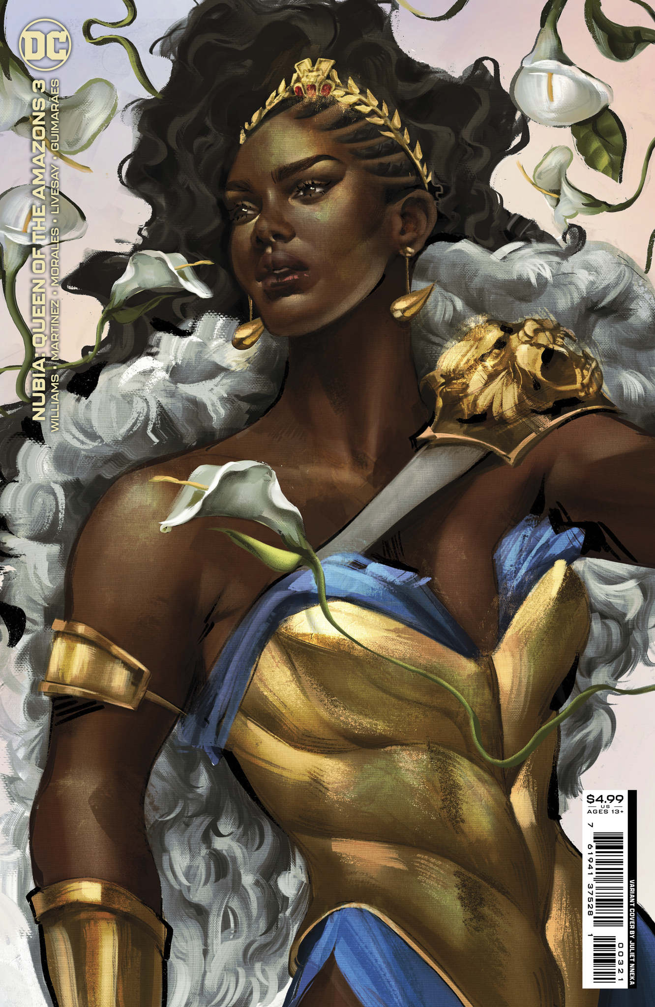 Nubia Queen of the Amazons #3 Cover B Juliet Nneka Card Stock Variant (Of 4)