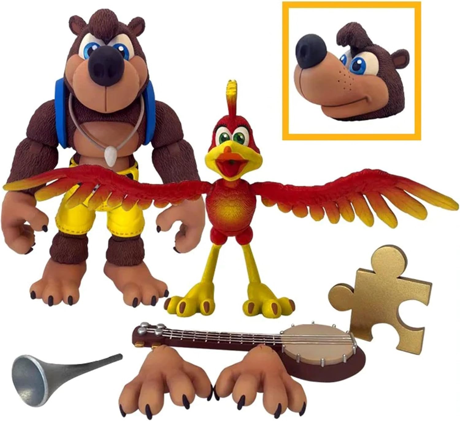 Banjo Kazooie 7-1/2in Action Figure 2pk