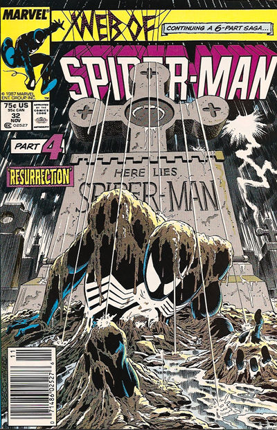 Web of Spider-Man #32 [Newsstand]-Very Good