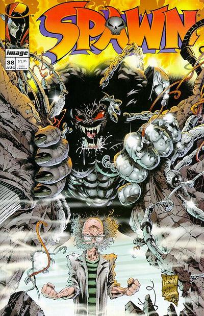 Spawn #38-Fine (5.5 – 7) 1st Appearance And Origin of Cy-Gor, A Cyborg Primate