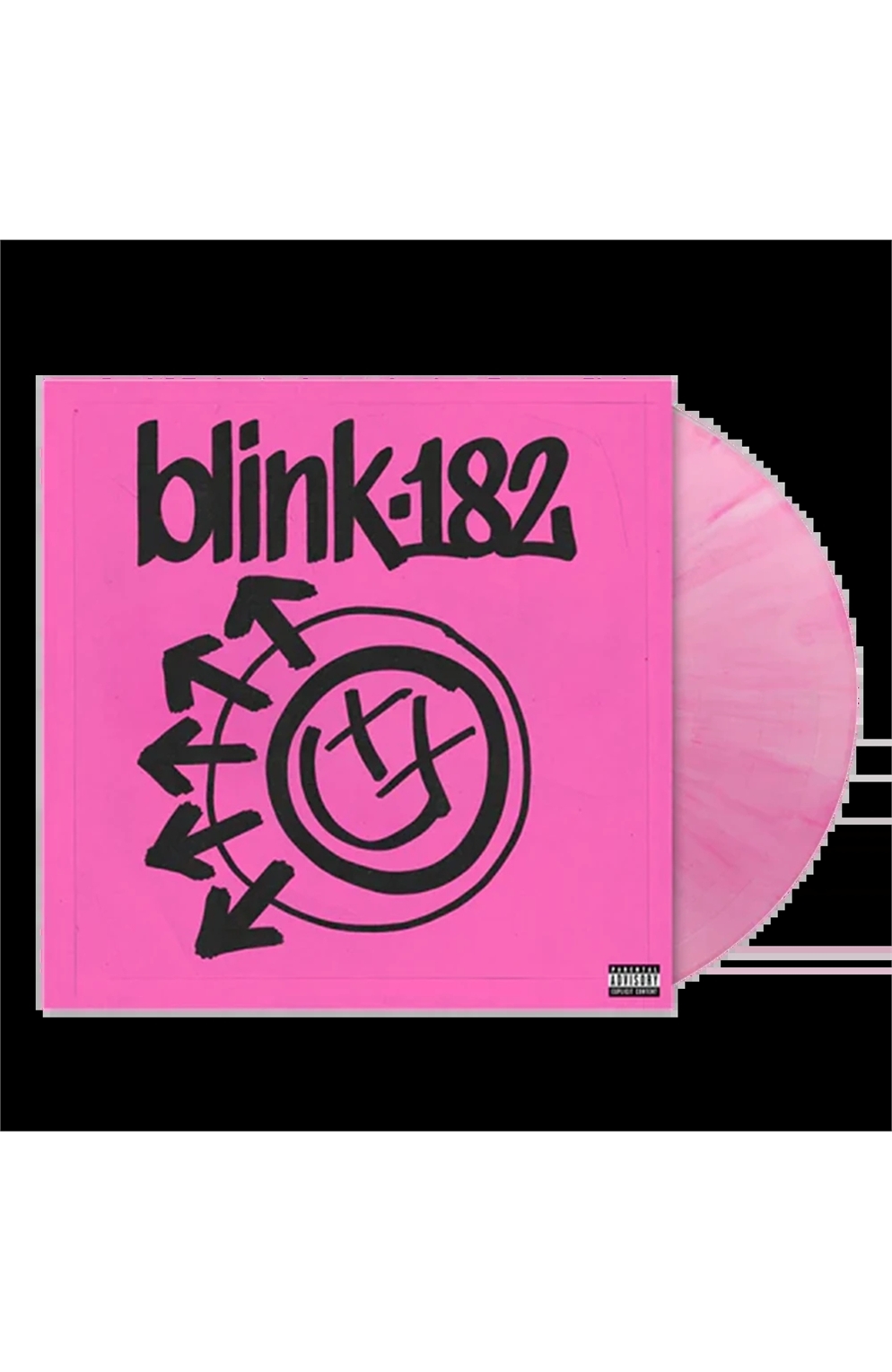 Blink-182 - One More Time ... Lp Mark's Pink & White Marble Colored Vinyl