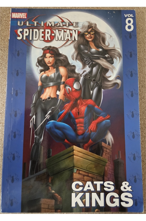 Ultimate Spider-Man Volume 8 Cats & Kings Graphic Novel (Marvel 2006) Used - Very Good