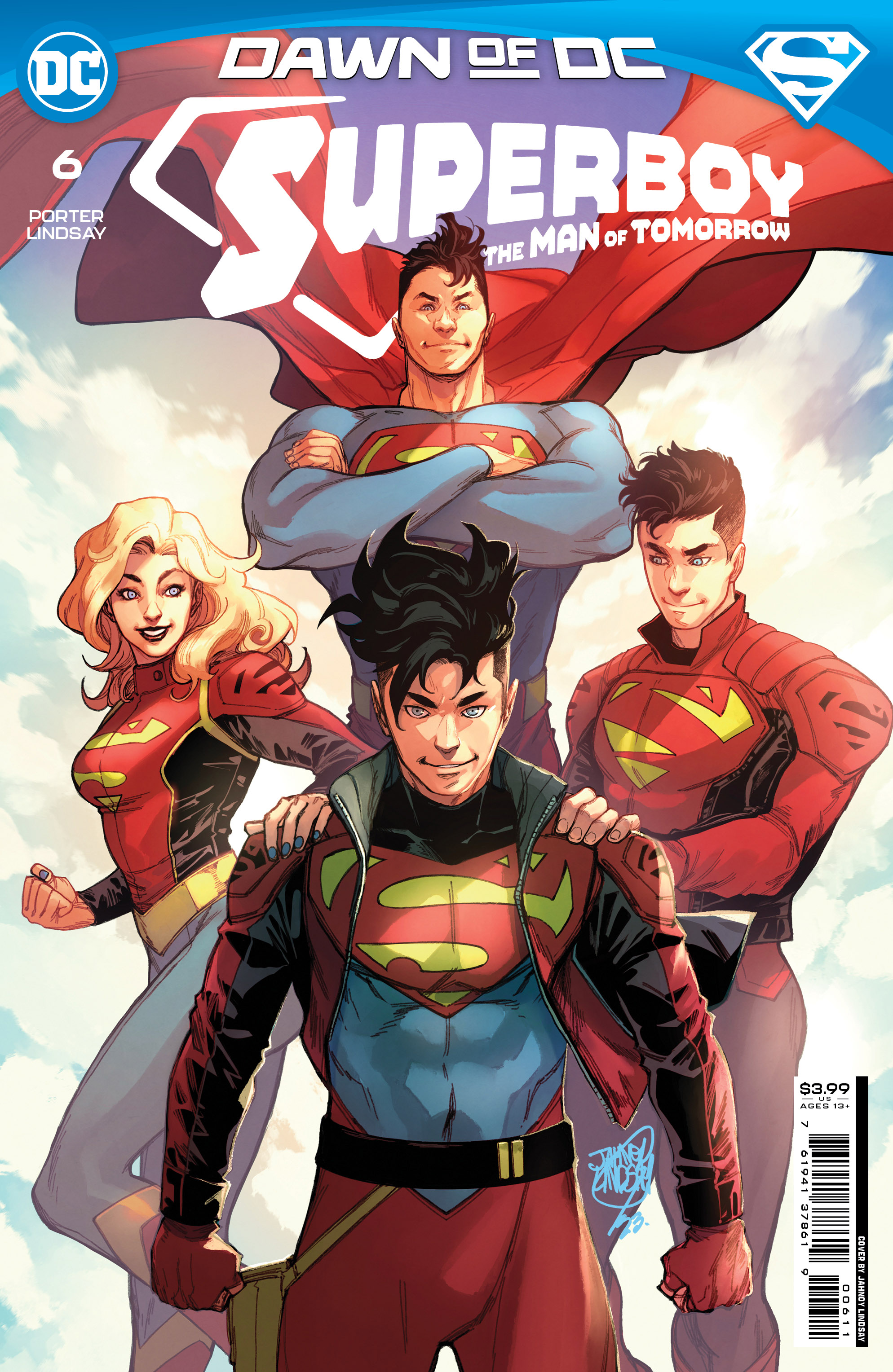 Superboy The Man of Tomorrow #6 Cover A Jahnoy Lindsay (Of 6)