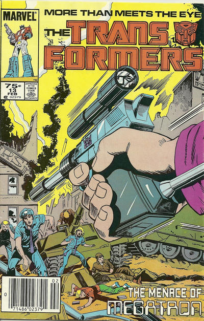 The Transformers #13 [Newsstand] - Vg/Fn