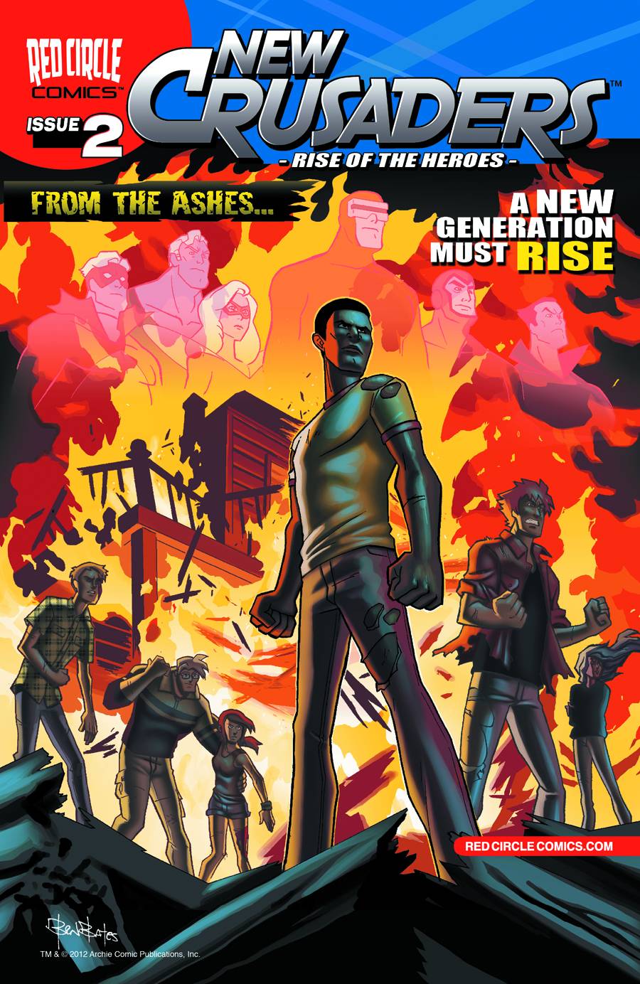 New Crusaders Rise of the Heroes #2 Bates Regular Cover