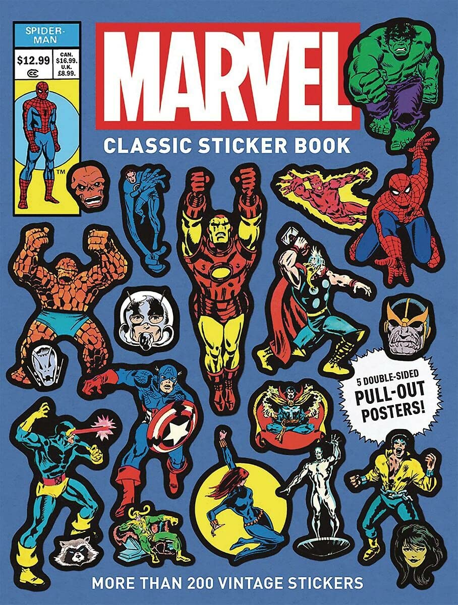 Marvel Classic Sticker Book (2023 Printing)