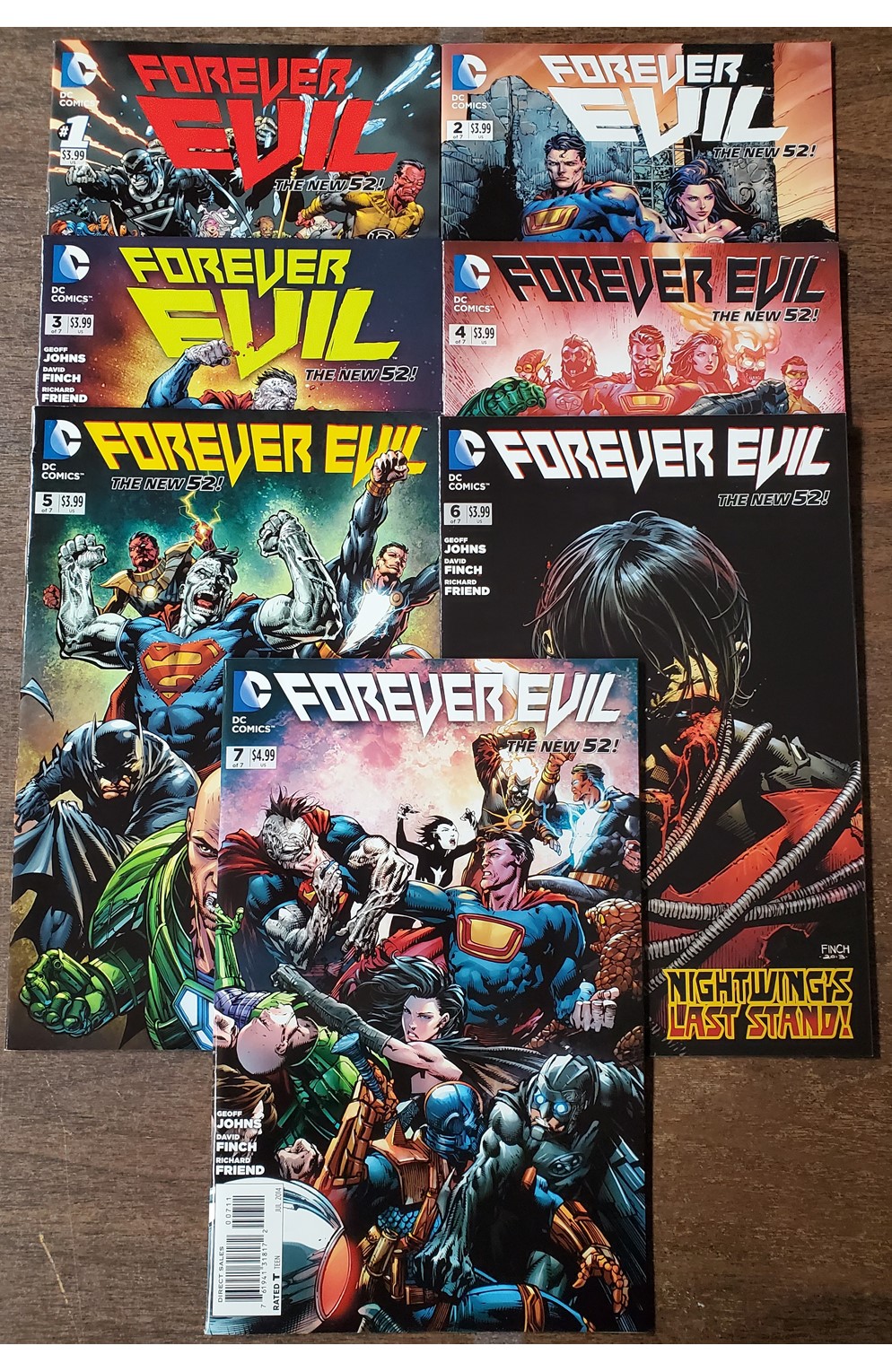 Forever Evil #1-7 (DC 2013) Set
