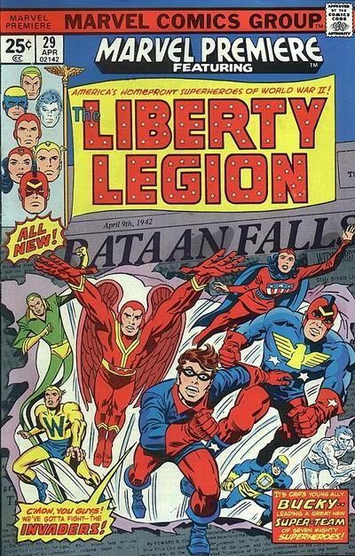 Marvel Premiere #29 [25¢]-Fine (5.5 – 7) 1st Team Appearance of The Liberty Legion