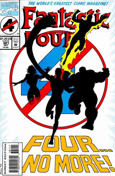 Fantastic Four #381 [Direct Edition]-Fine (5.5 – 7)