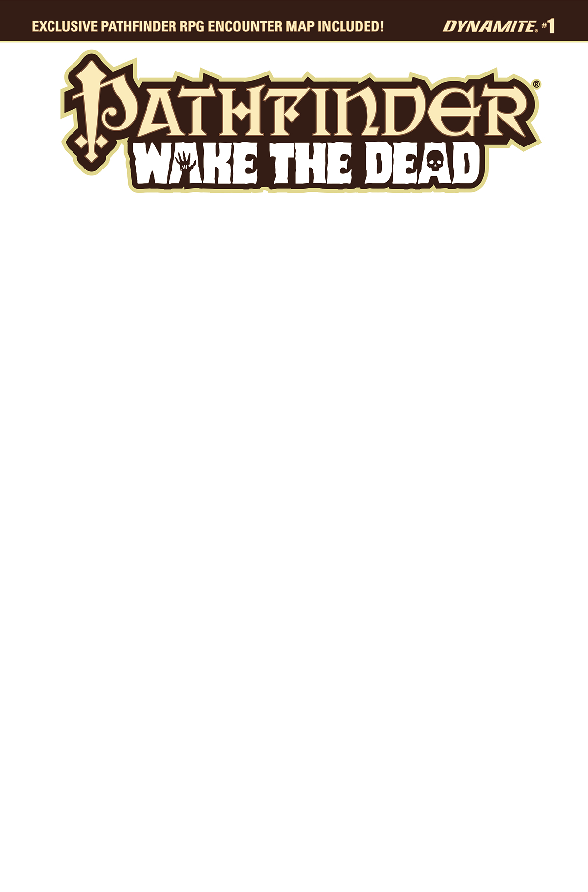 Pathfinder Wake Dead #1 Cover D Blank Authentix