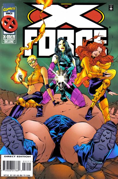 X-Force #52 [Direct Edition]-Near Mint (9.2 - 9.8)