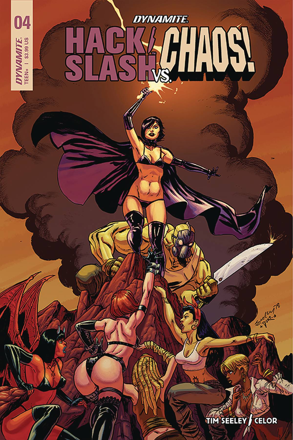 Hack Slash Vs Chaos of Sigmar #4 Cover A Seeley (Mature)