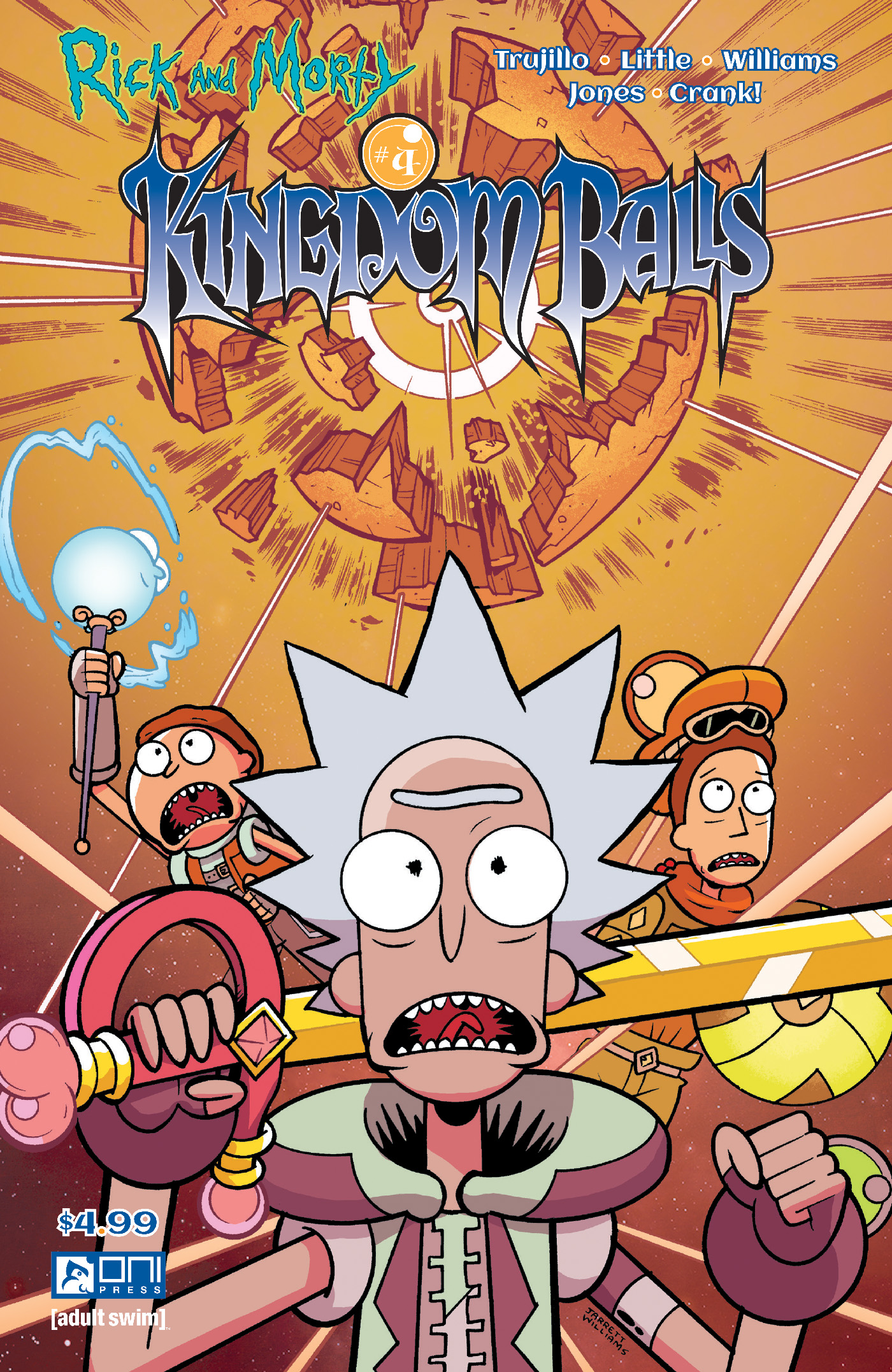 Rick and Morty Kingdom Balls #4 Cover A Jarrett Williams (Of 4)