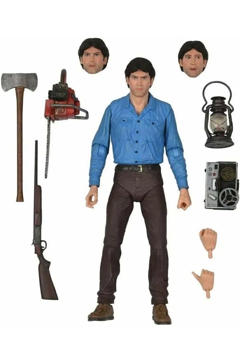 Neca Evil Dead 40th Anniversary Ultimate Ash Action Figure Pre-Owned