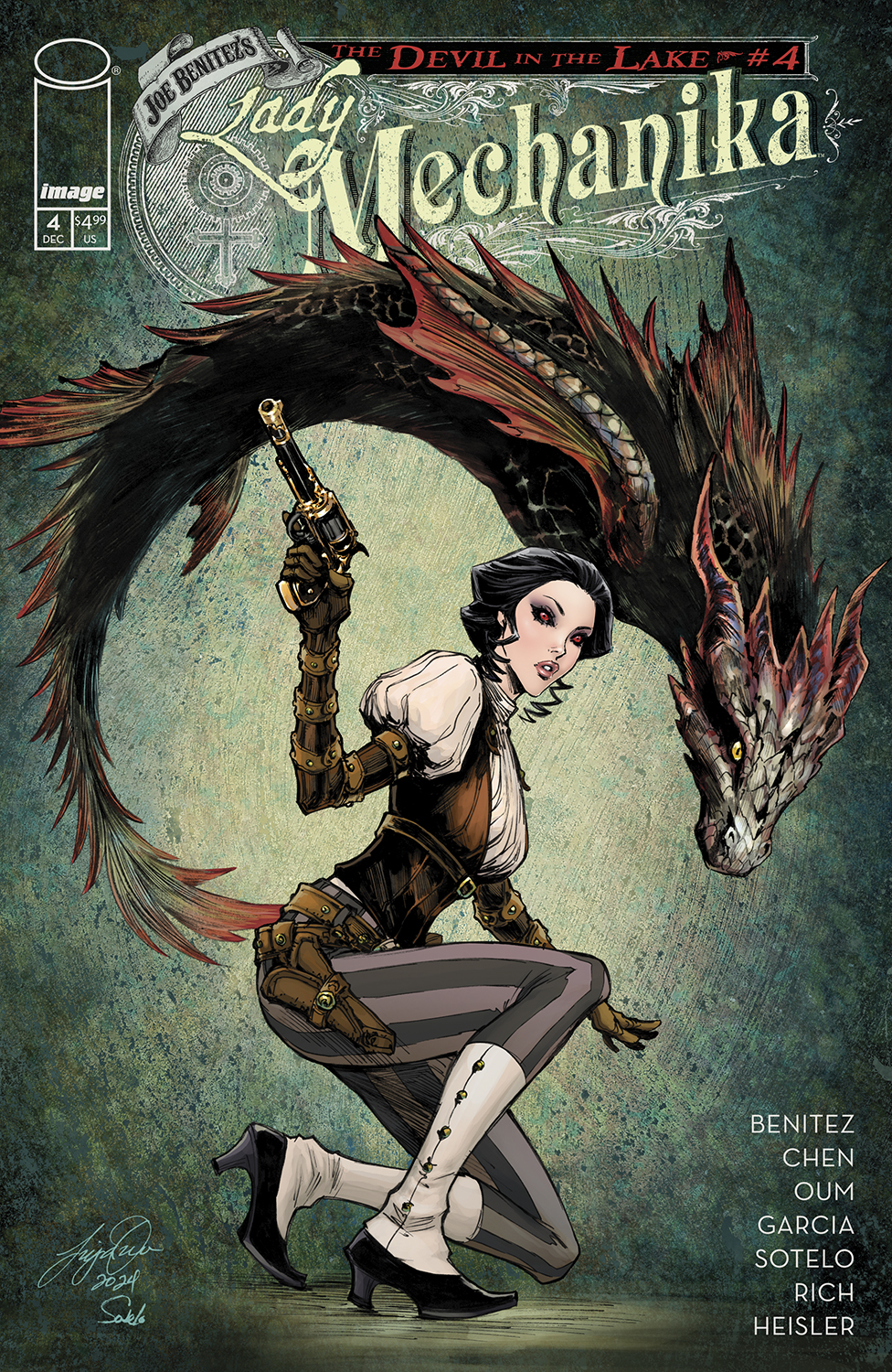 Lady Mechanika The Devil in the Lake #4 Cover B Siya Oum Variant (Of 4)