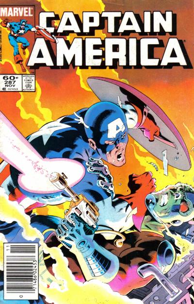 Captain America #287 [Newsstand]-Near Mint (9.2 - 9.8)