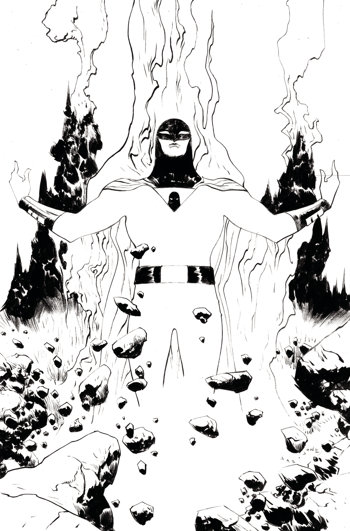 Space Ghost #1 Cover Q 40 Copy Incentive Lee Line Art Virgin