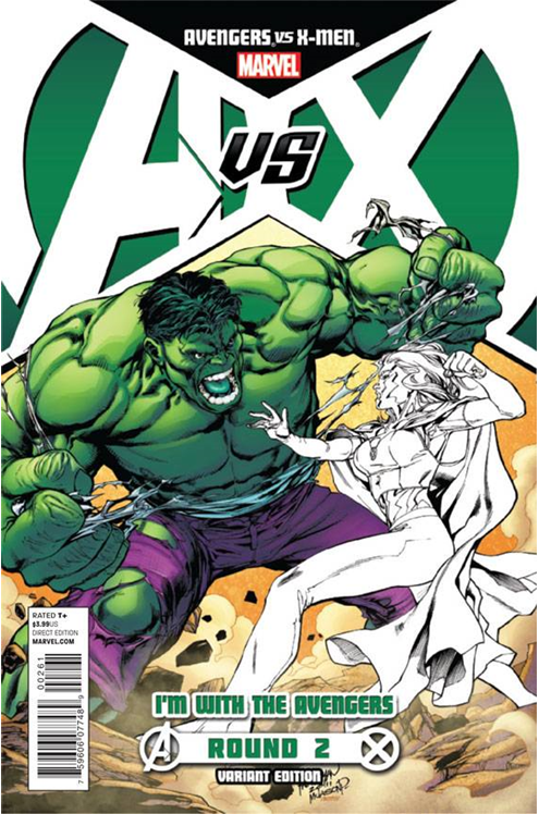 Avengers Vs X-Men #2 (Of 12) Avengers Team Variant Avx