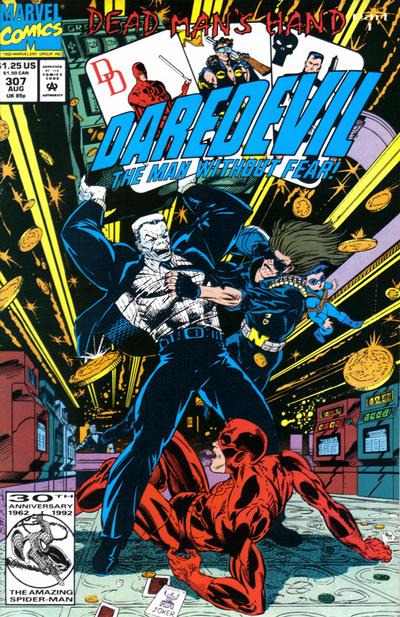 Daredevil #307 [Direct]-Very Fine (7.5 – 9)