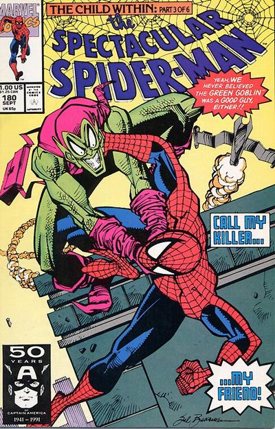 The Spectacular Spider-Man #180 [Direct] - Vf-