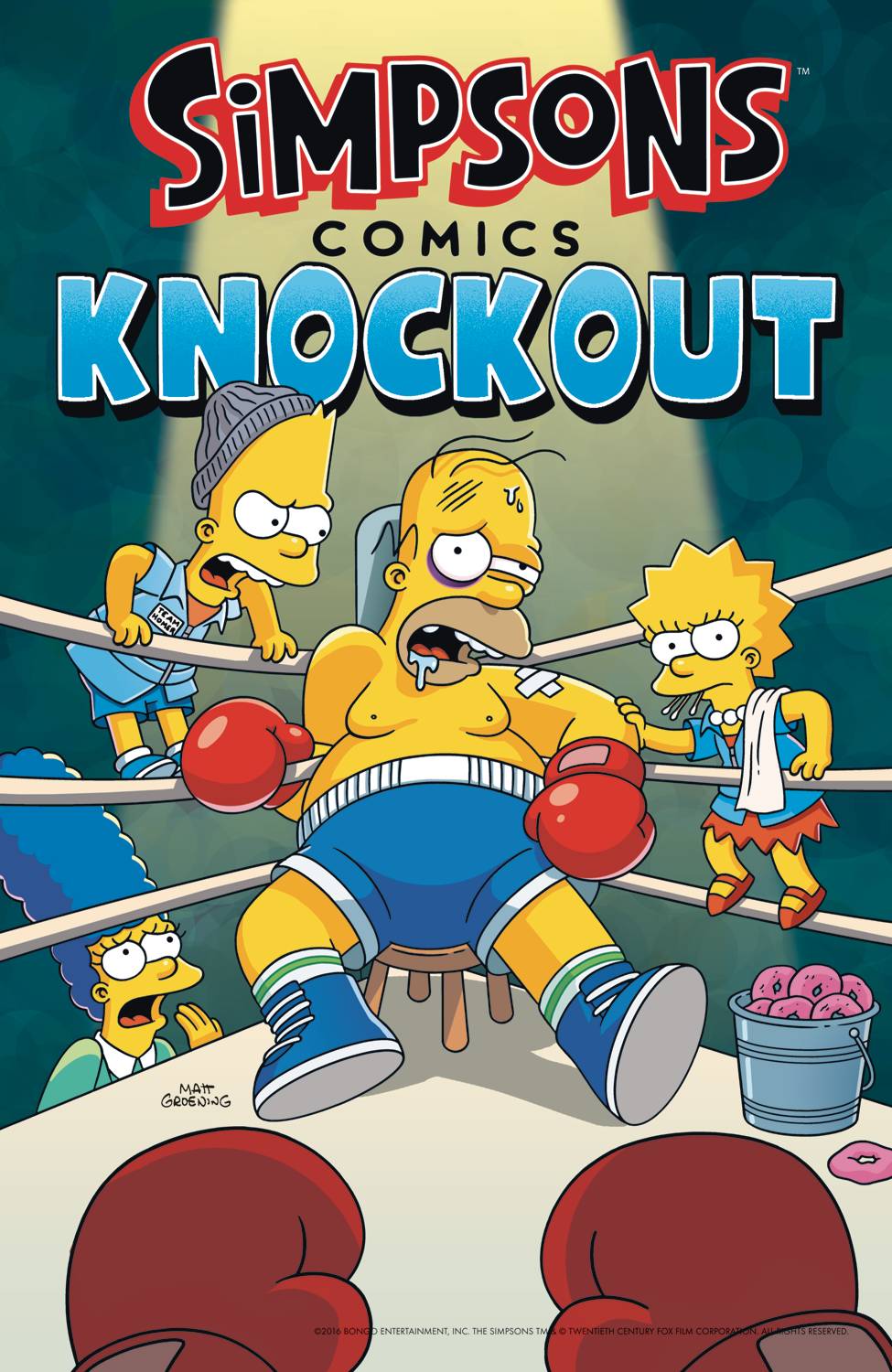 Simpsons Comics Knockout Graphic Novel