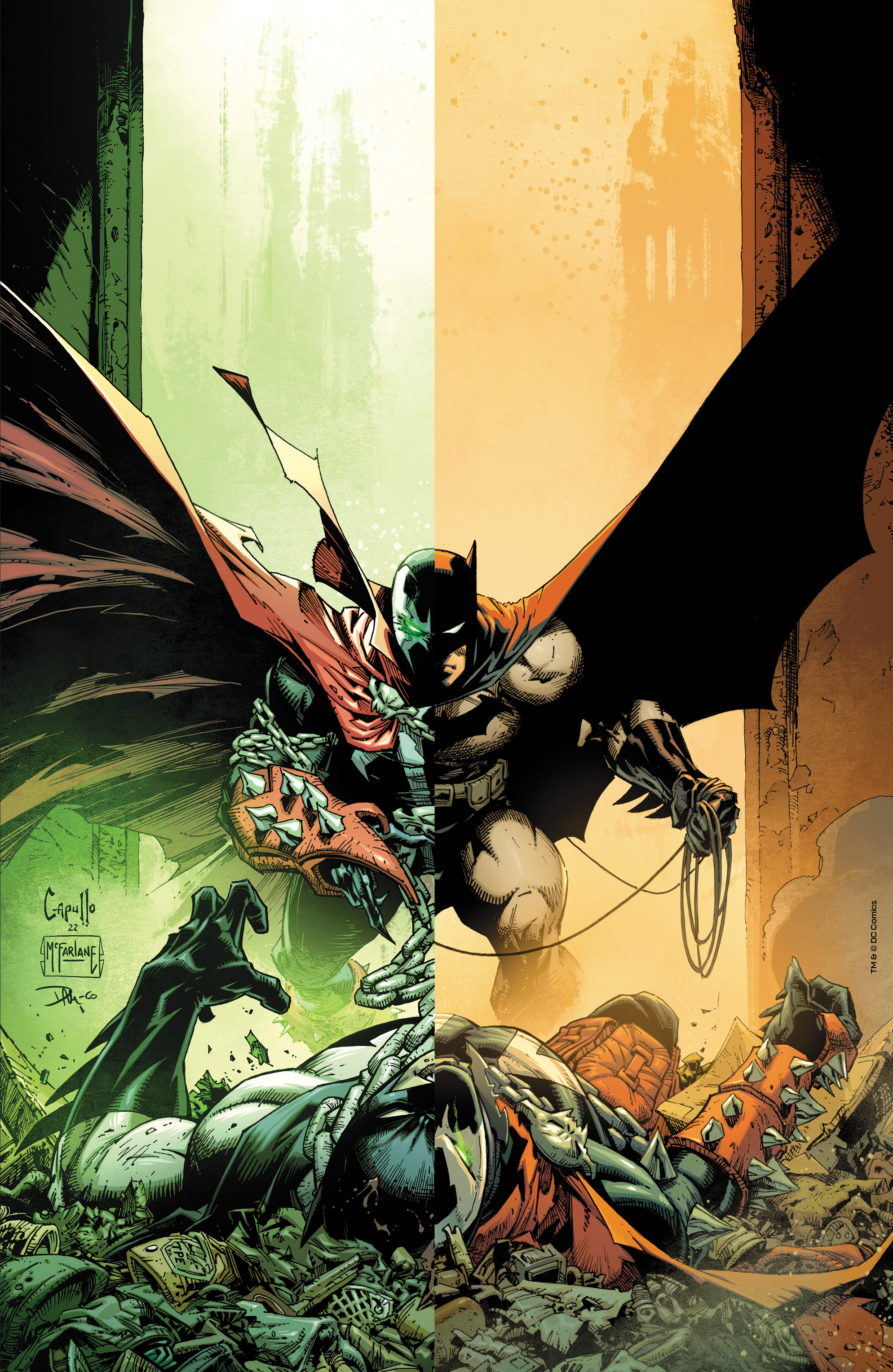 Batman Spawn #1 (One Shot) Cover R 1 For 1000 Incentive Todd McFarlane & Greg Capullo Signed Variant