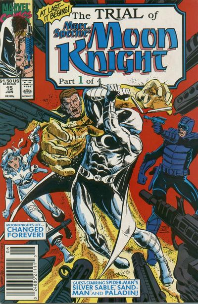 Marc Spector: Moon Knight #15  [Newsstand] - Vf-