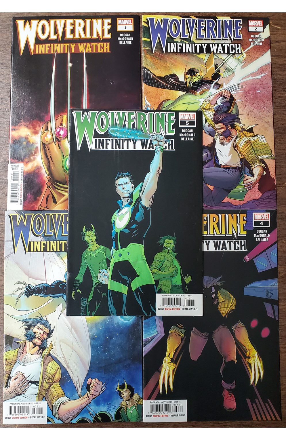 Wolverine Infinity Watch #1-5 (Marvel 