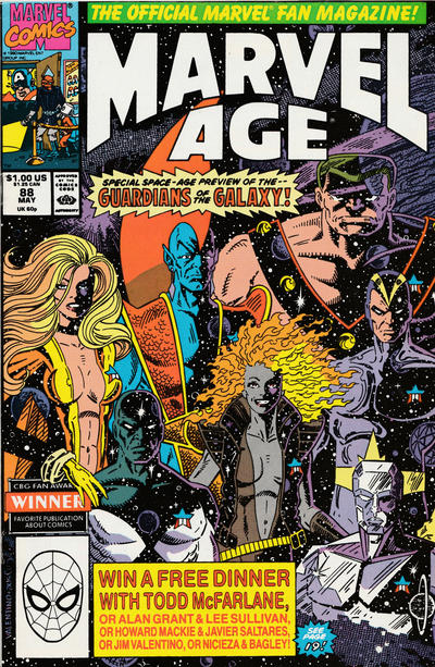 Marvel Age #88 [Direct]-Fine (5.5 – 7)