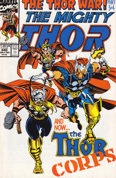 Thor #440 [Direct]-Very Fine