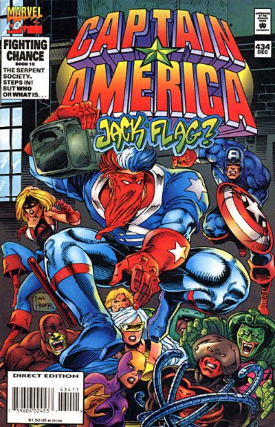 Captain America #434 [Direct Edition]-Very Fine 