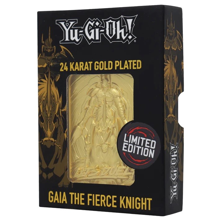 Yu-Gi-Oh! 24K Gold Plated Collectible - Gaia The Fierce Knight
