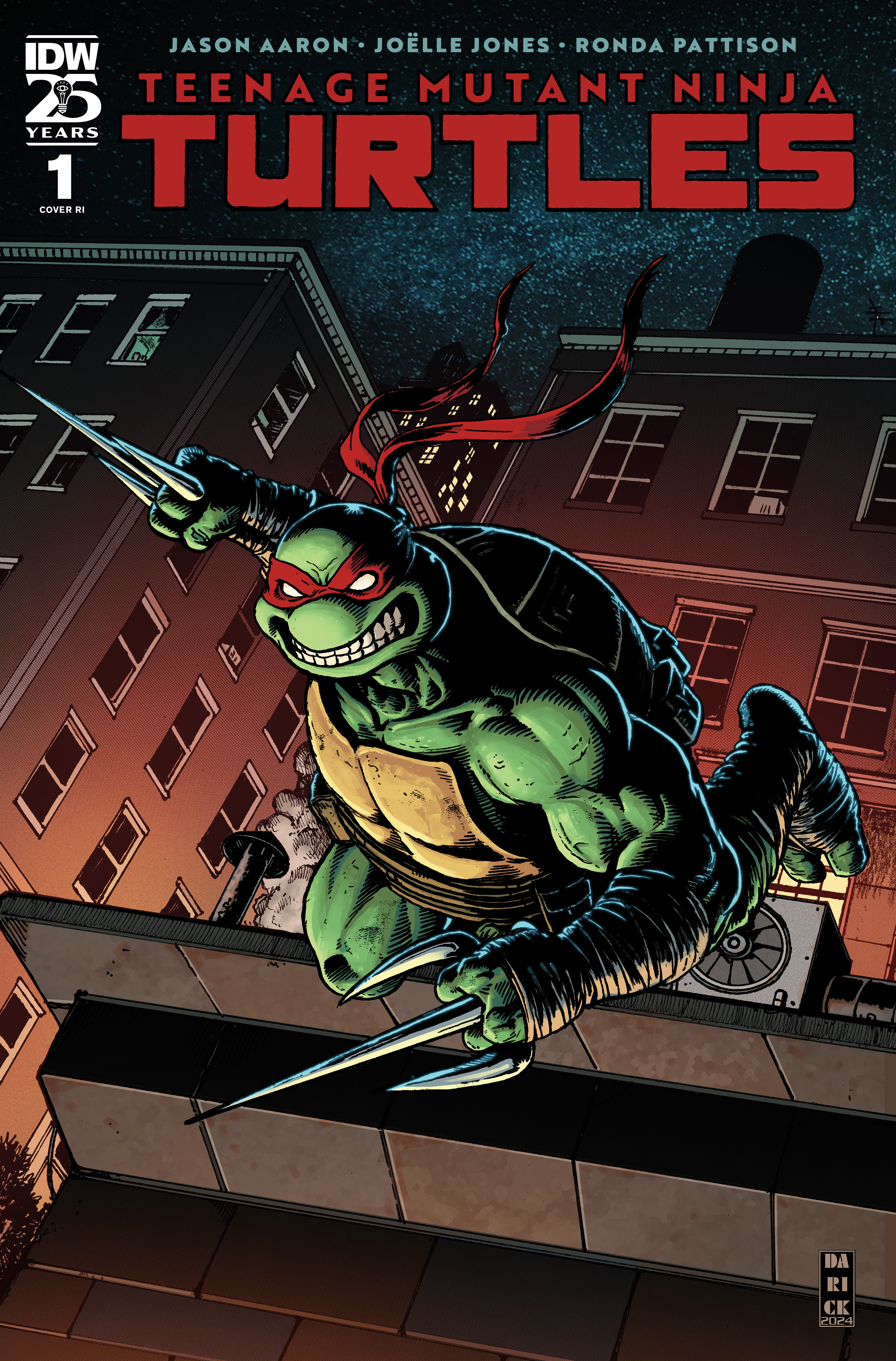 Teenage Mutant Ninja Turtles #1 Cover Robertson 1 for 50 Variant