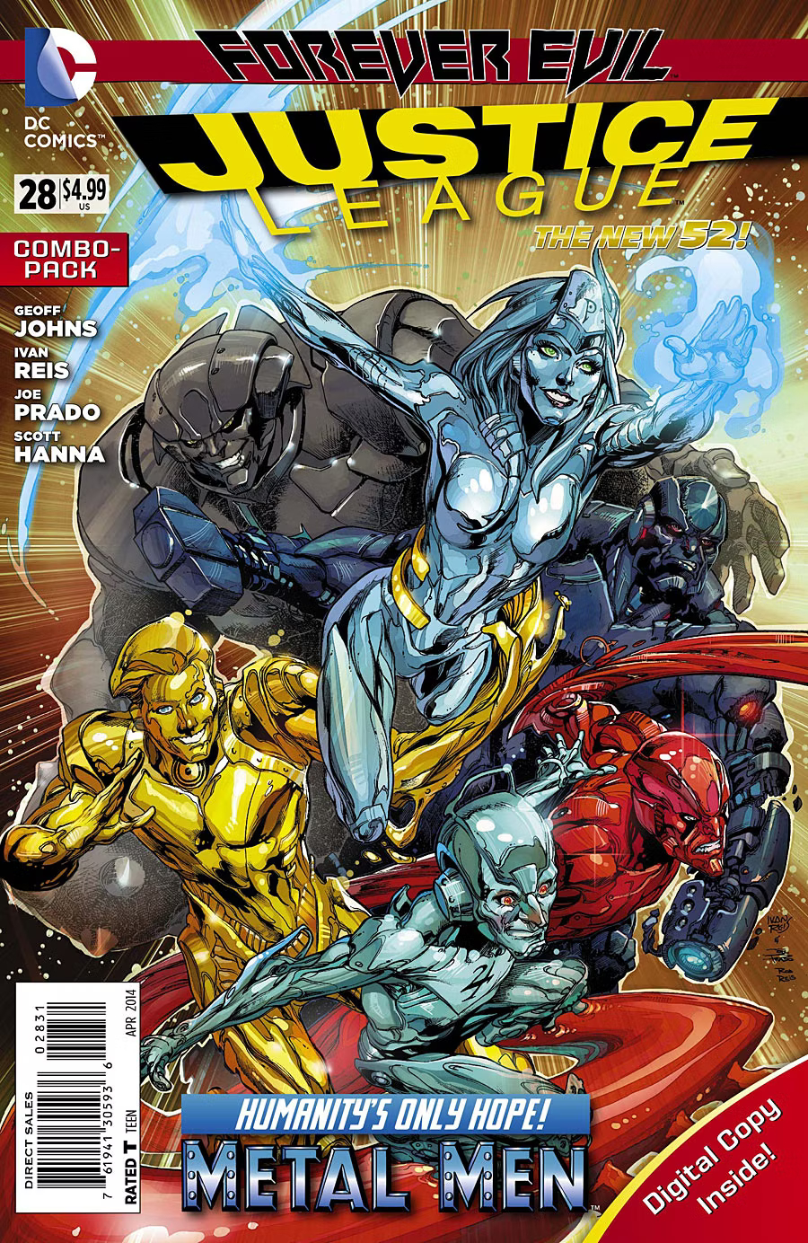 Justice League #28 Combo Pack (Evil)