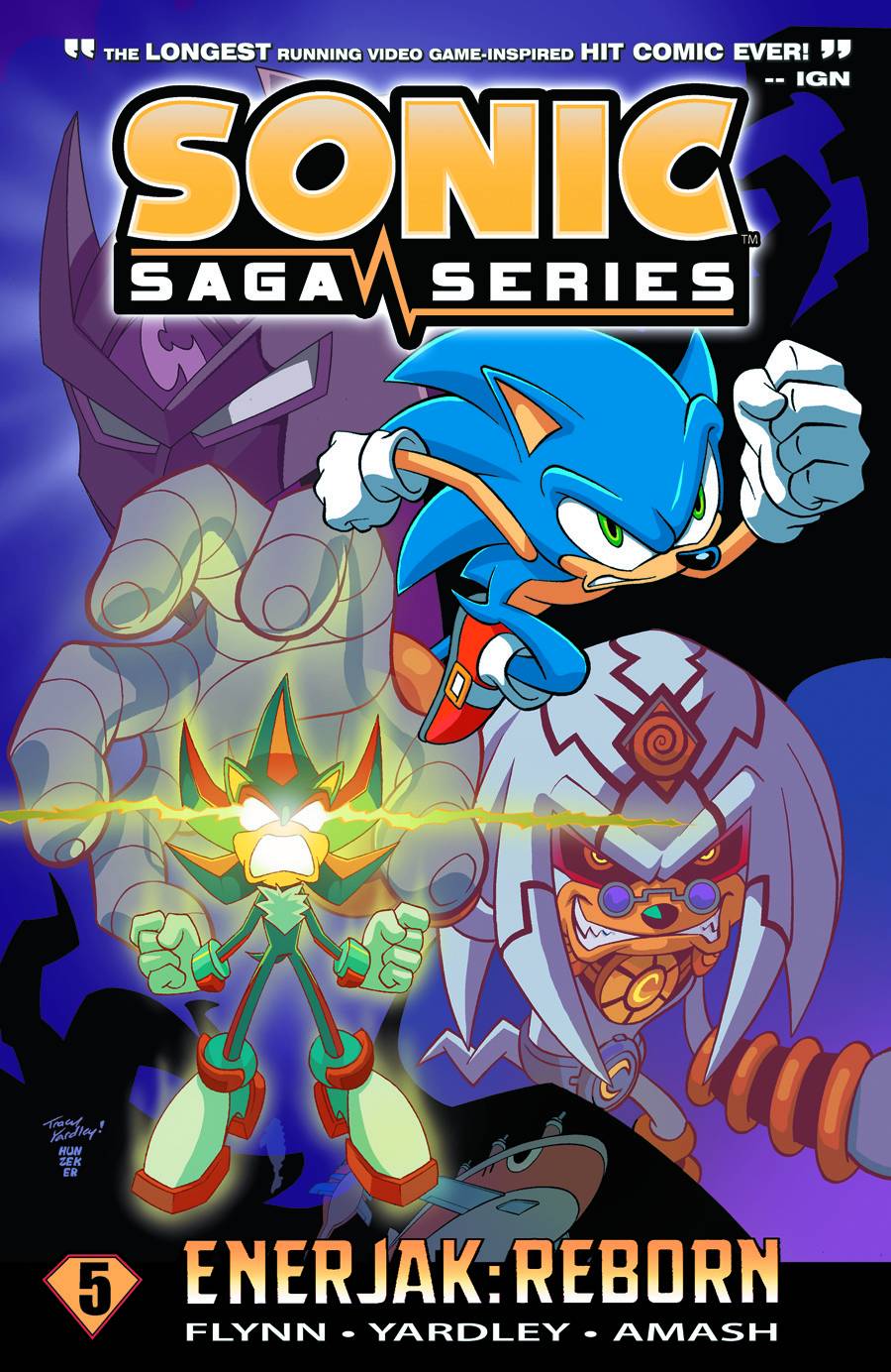 Sonic Saga Graphic Novel Volume 5 Enerjak Reborn