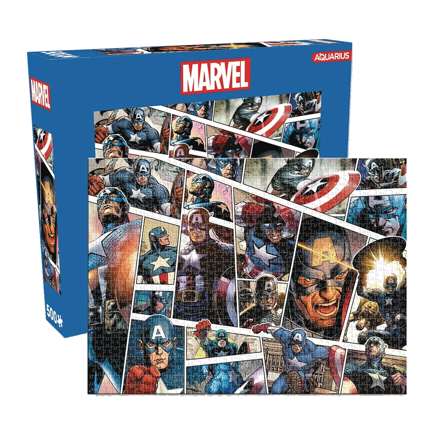 Marvel Captain America Panels 500 Piece Puzzle
