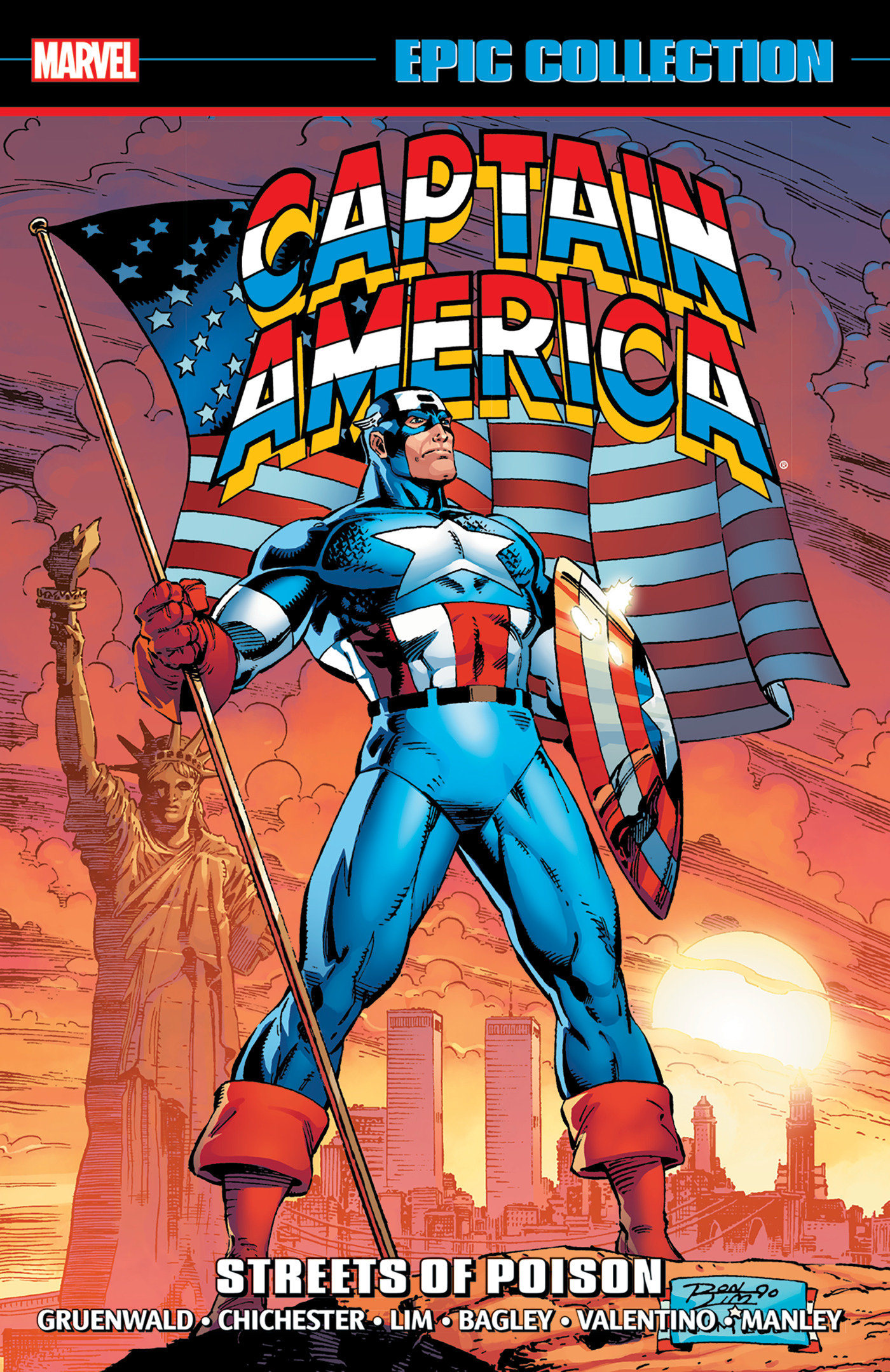 Captain America Epic Collection Graphic Novel Volume 16 Streets of Poison (2024 Printing)