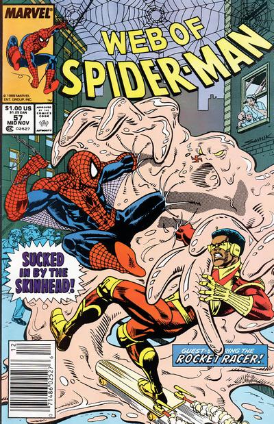 Web of Spider-Man #57 [Newsstand](1985)-Very Fine (7.5 – 9)