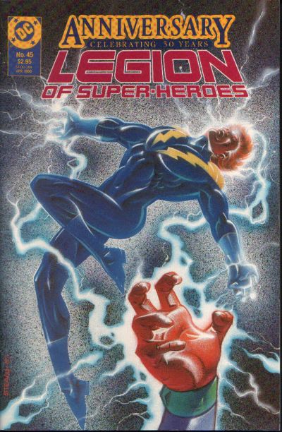 Legion of Super-Heroes #45-Very Fine (7.5 – 9)