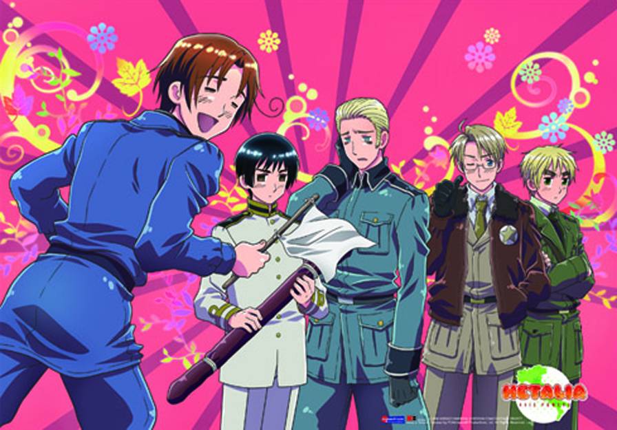 Hetalia Italy Surrenders Wall Scroll
