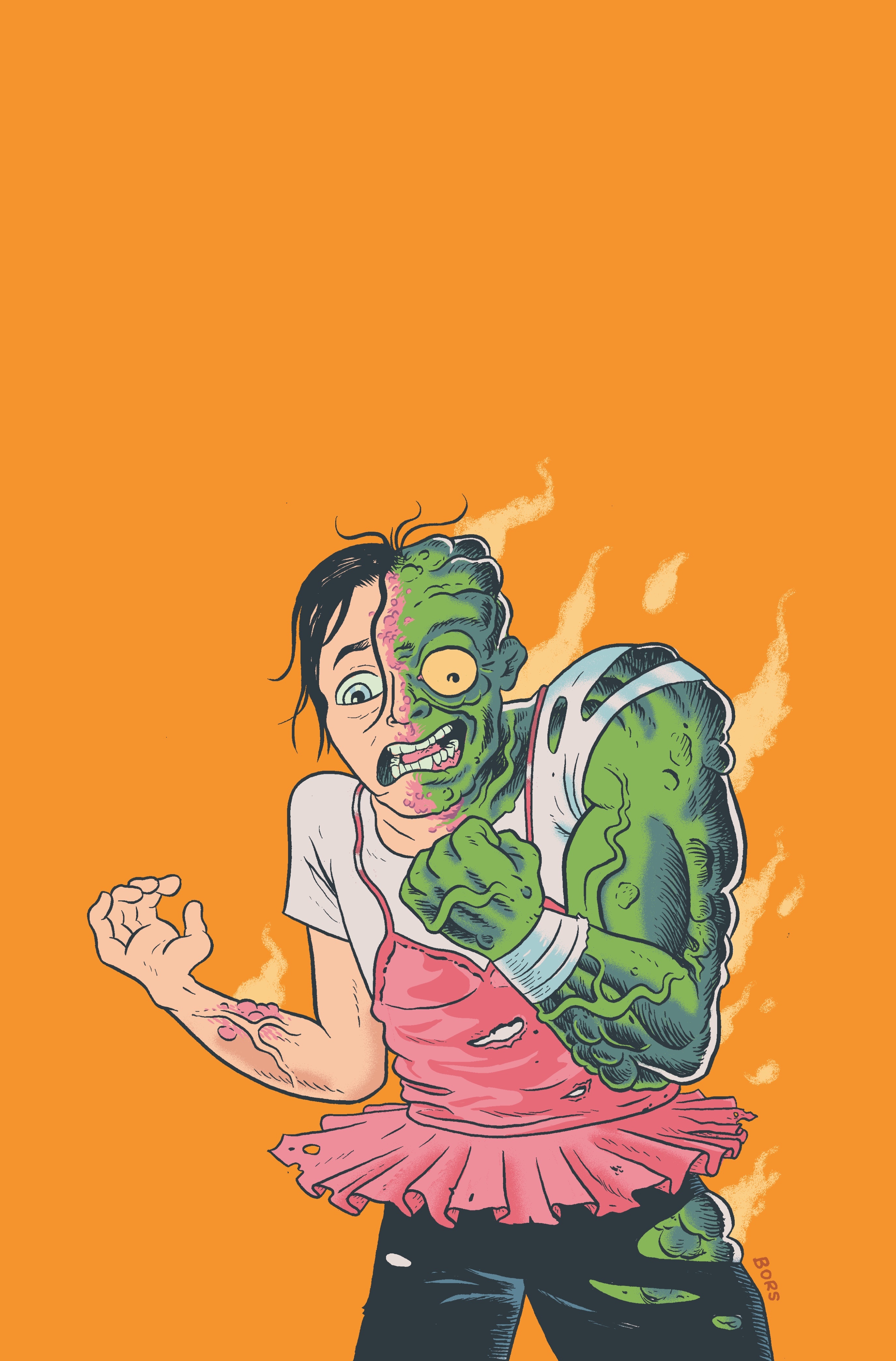 Toxic Avenger #5 Cover B 1 for 3 Incentive Matt Bors Unlock Variant (Mature) (Of 5)